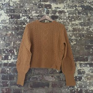Reformation Cable Knit Sweater